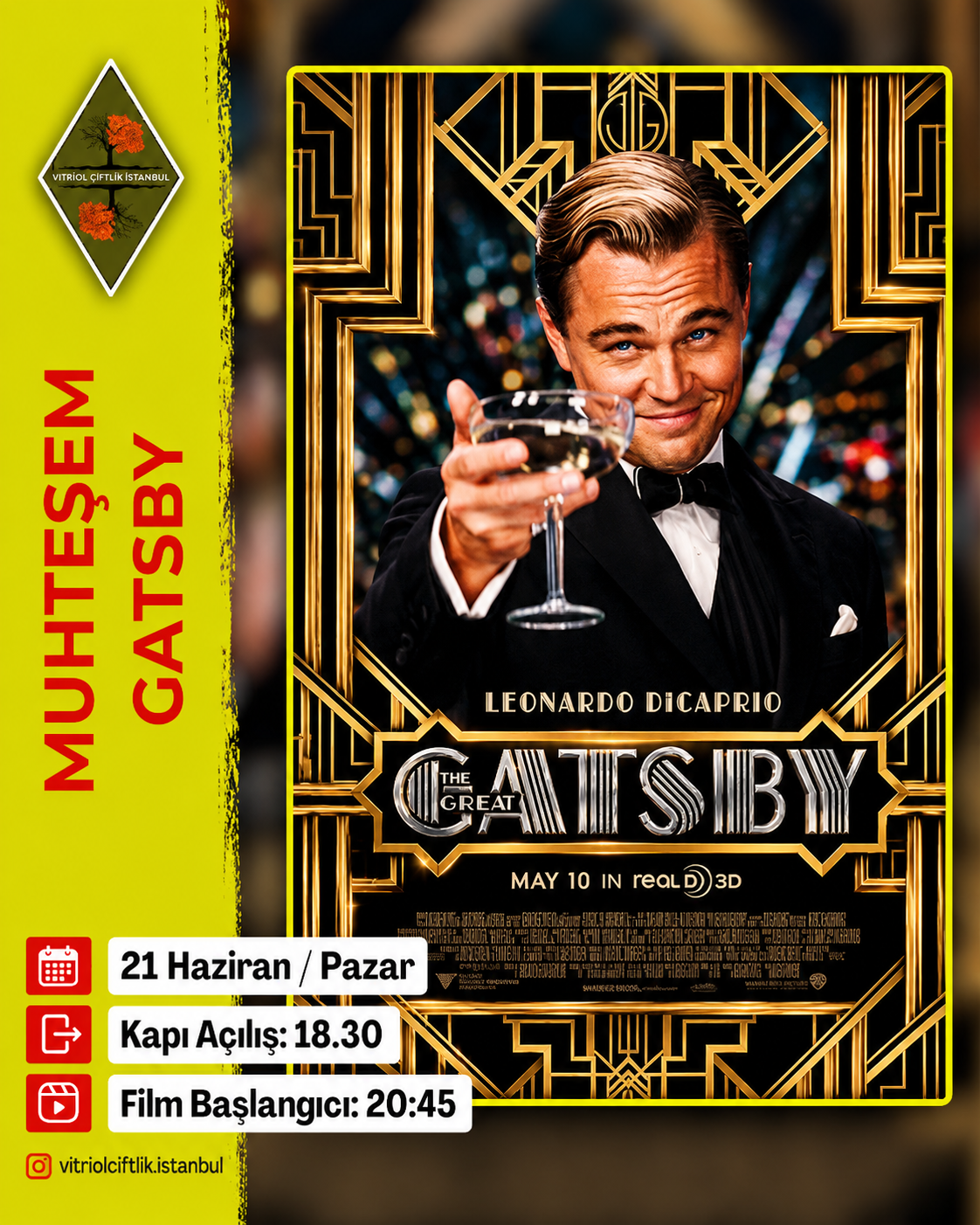 21 Haziran Pazar Muhteşem Gatsby