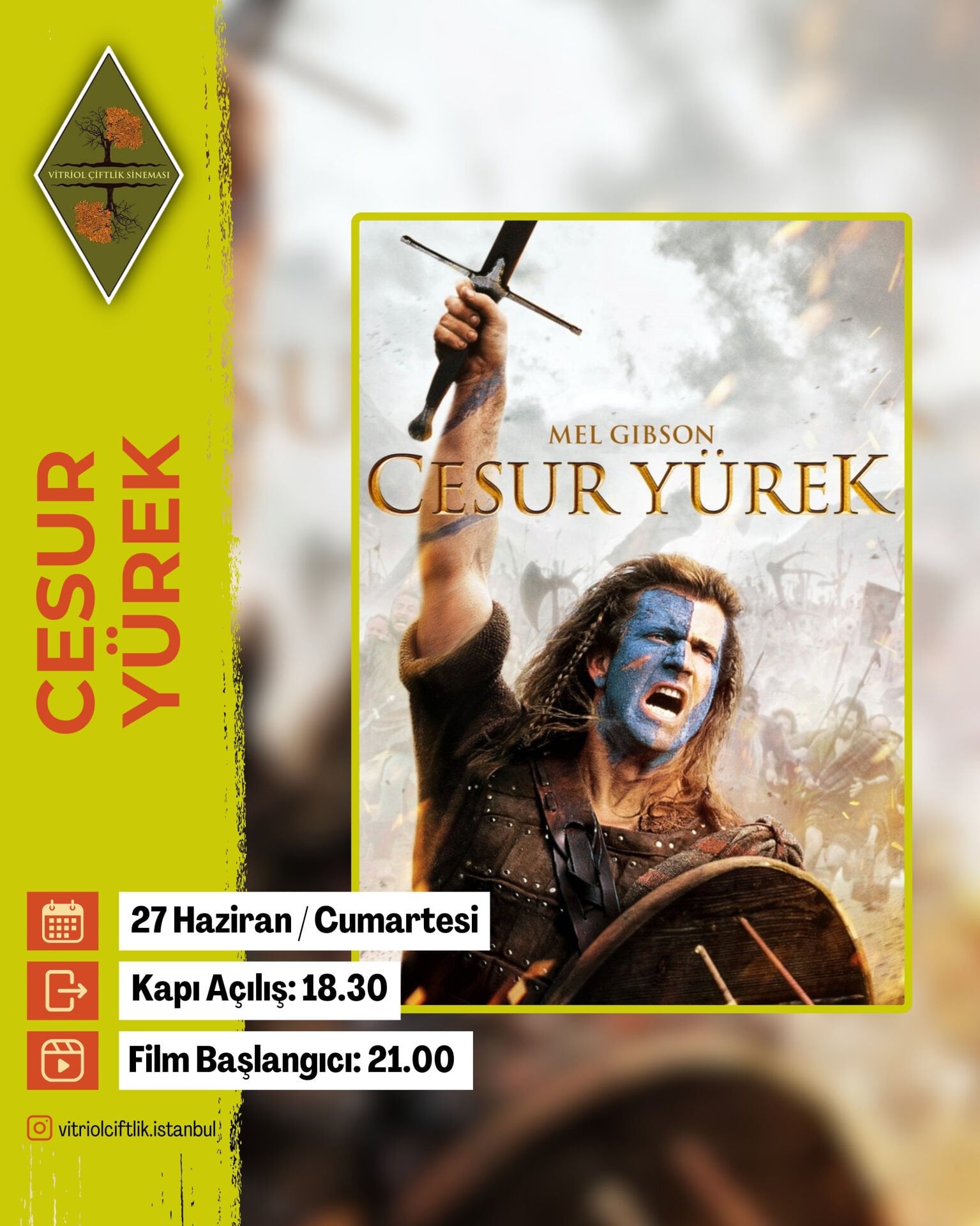 27 Haziran Cumartesi Cesur Yürek