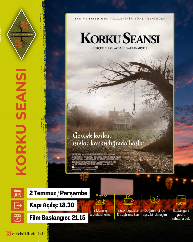 2 Temmuz Perşembe Korku Seansı