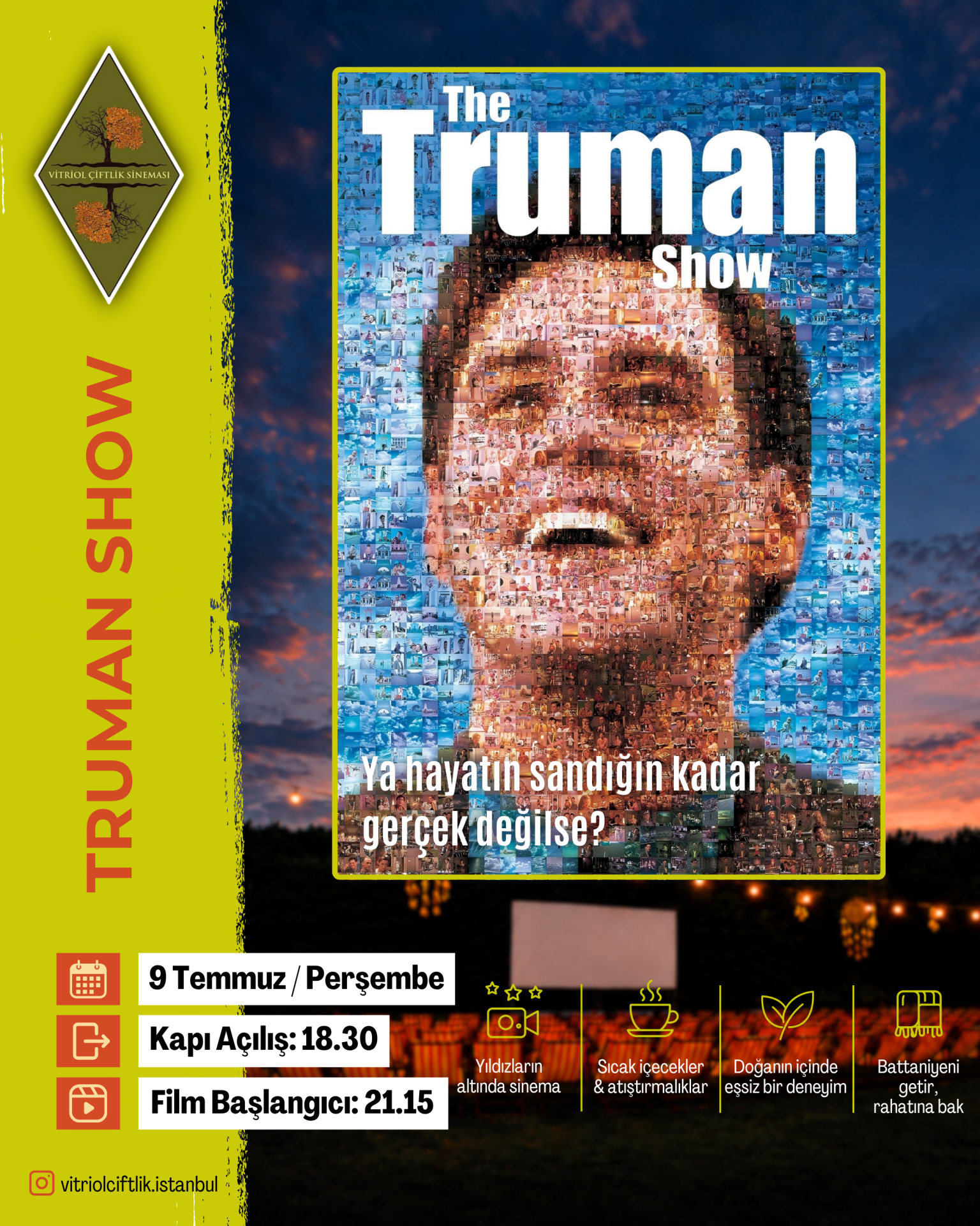 9 Temmuz Perşembe  Truman Show